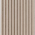 Designs Of Distinction 1" Tall Bevel Slat Tambour - White Oak (12"W x 48"L) 011248204WK1